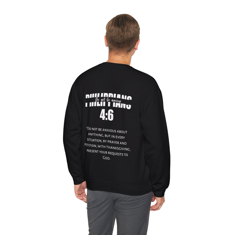 Do Not be Anxious Unisex Heavy Blend™ Crewneck Sweatshirt-Sweatshirt-Wear What Inspires You