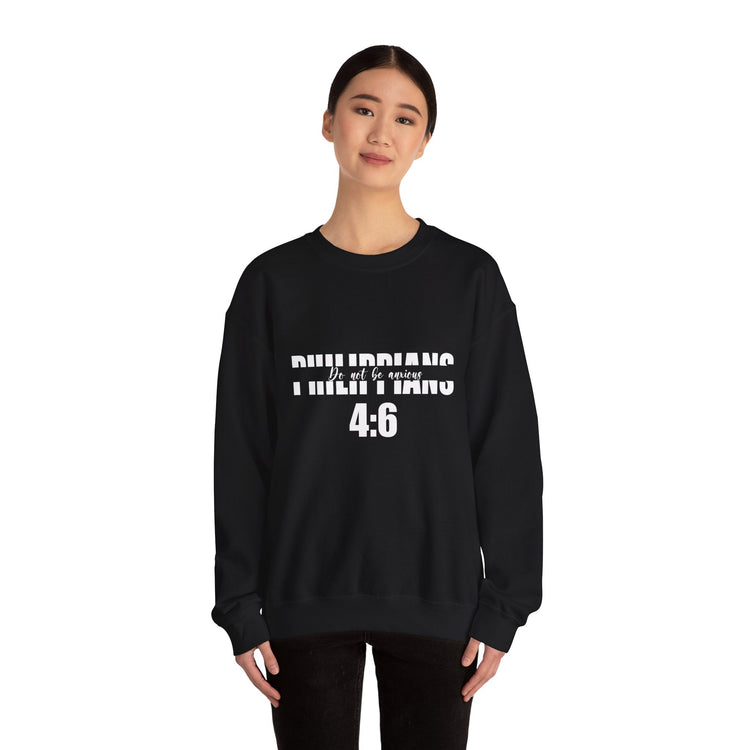 Do Not be Anxious Unisex Heavy Blend™ Crewneck Sweatshirt-Sweatshirt-Wear What Inspires You