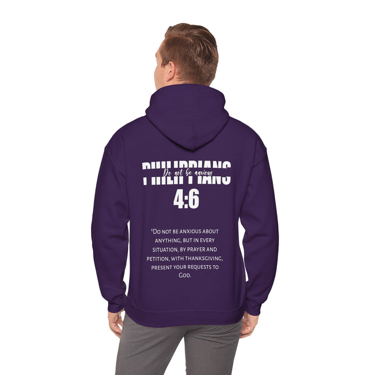 Do Not be Anxious Unisex Heavy Blend™ Hooded Sweatshirt-Hoodie-Wear What Inspires You