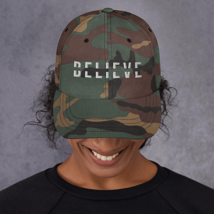 BELIEVE Dad hat - Wear What Inspires You