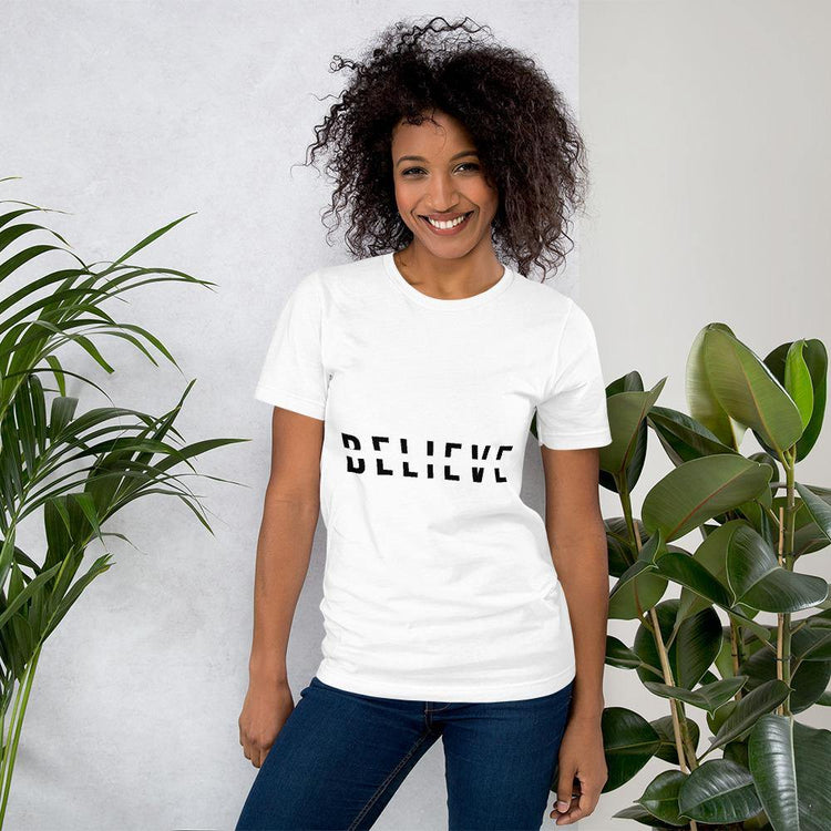 BELIEVE Short-Sleeve Unisex T-Shirt - Wear What Inspires You