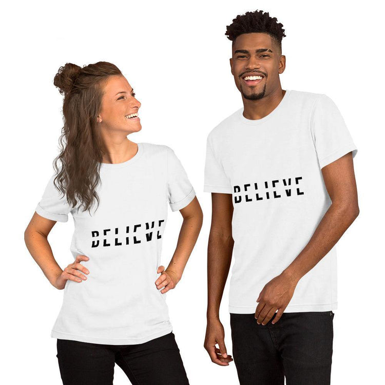 BELIEVE Short-Sleeve Unisex T-Shirt - Wear What Inspires You