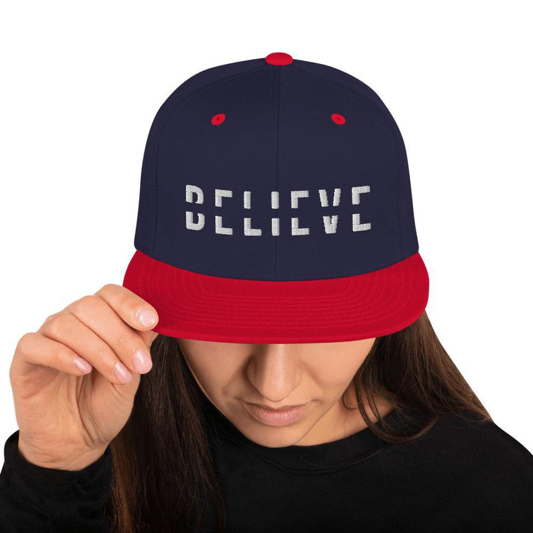 BELIEVE Snapback Hat - Wear What Inspires You