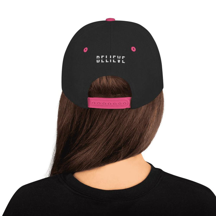 BELIEVE Snapback Hat - Wear What Inspires You