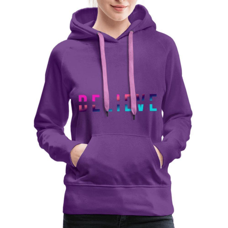 I BELIEVE Women’s Pullover Hoodie - Wear What Inspires You