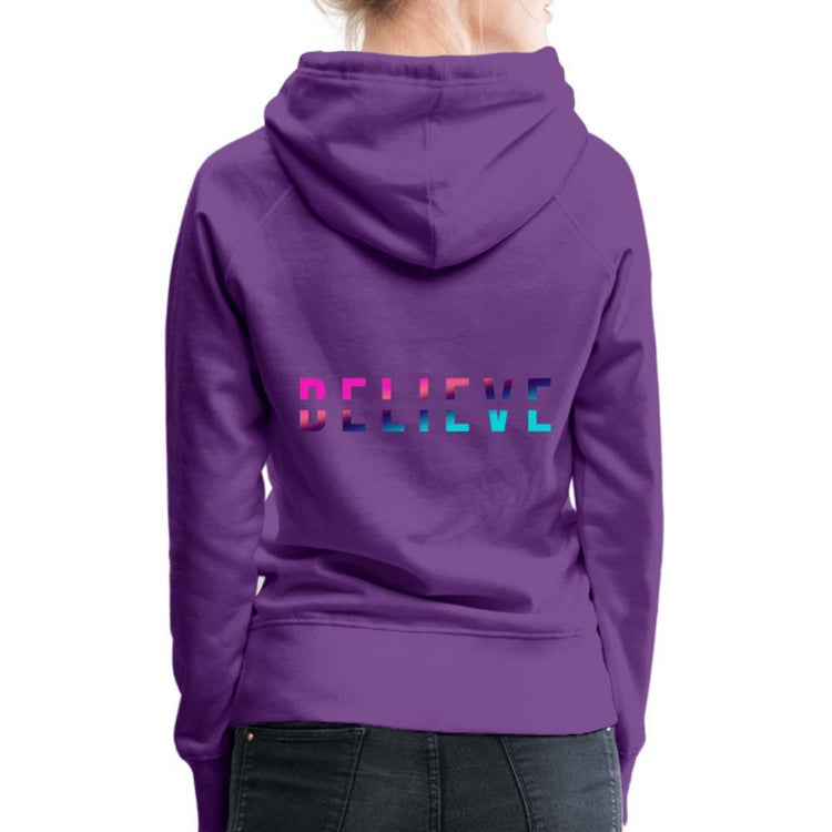 I BELIEVE Women’s Pullover Hoodie - Wear What Inspires You