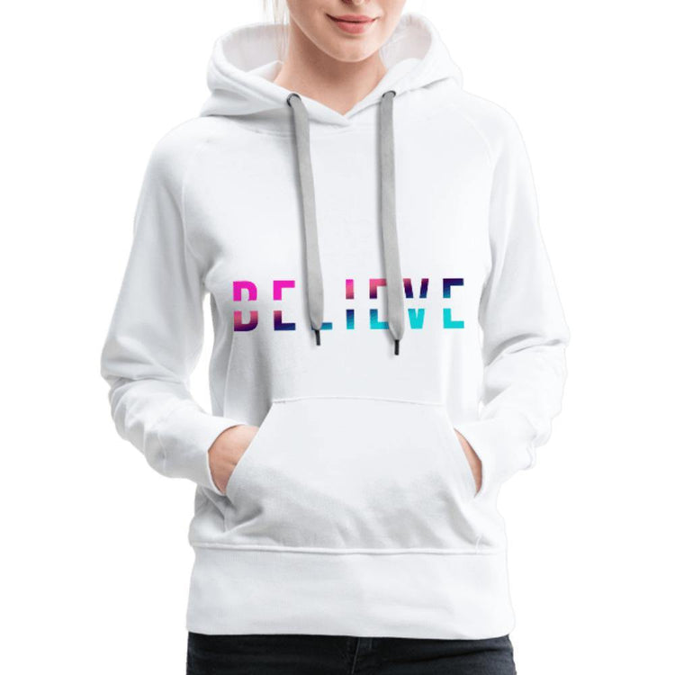 I BELIEVE Women’s Pullover Hoodie - Wear What Inspires You