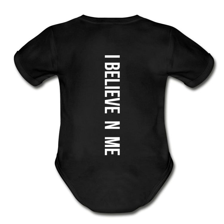 I Believe in Me Organic Short Sleeve Baby Bodysuit - Wear What Inspires You