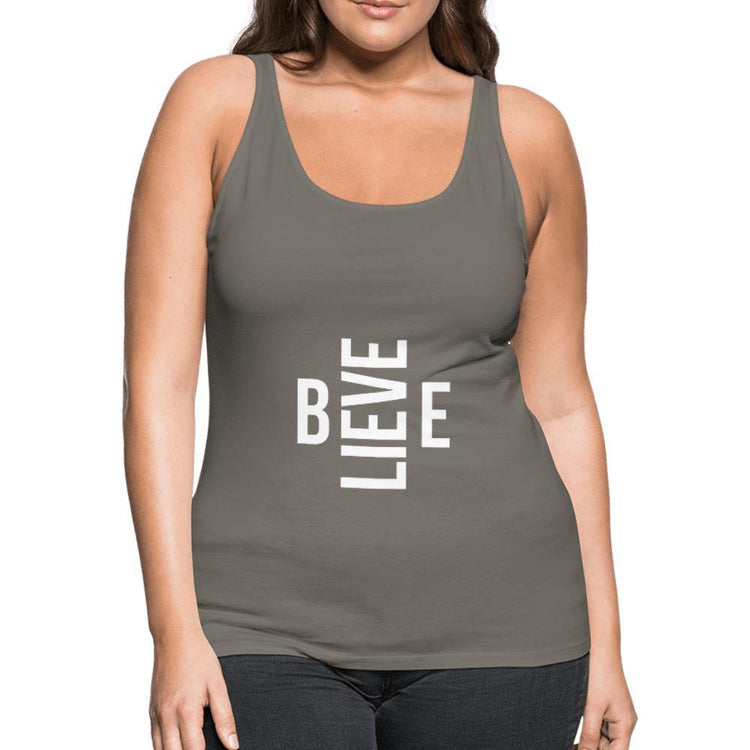 I Believe in Me Women’s Premium Tank Top - Wear What Inspires You
