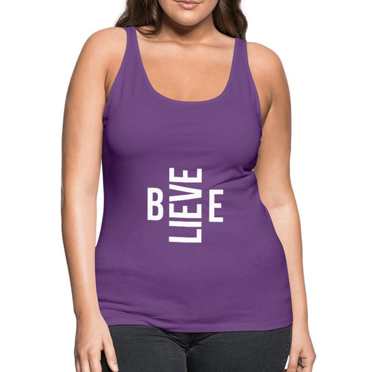 I Believe in Me Women’s Premium Tank Top - Wear What Inspires You