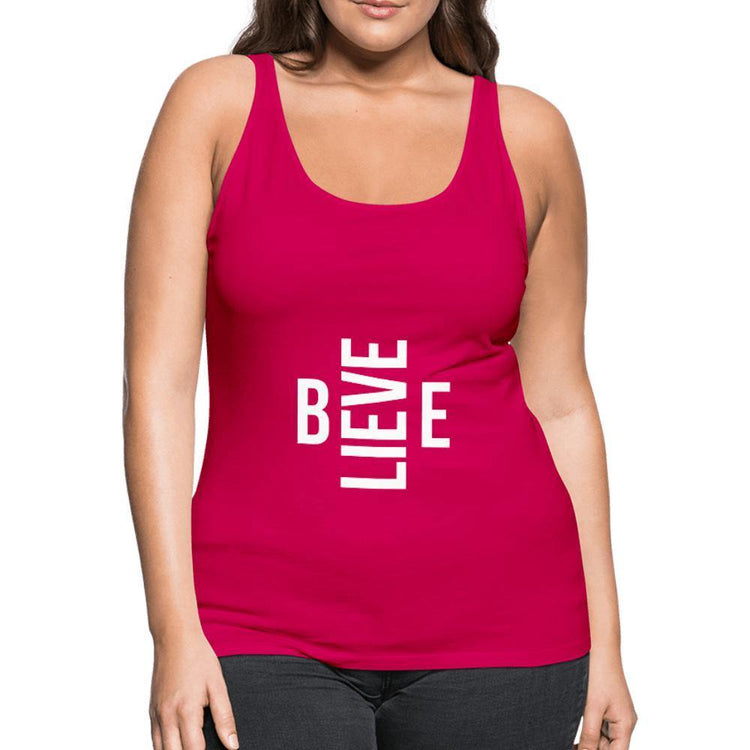 I Believe in Me Women’s Premium Tank Top - Wear What Inspires You