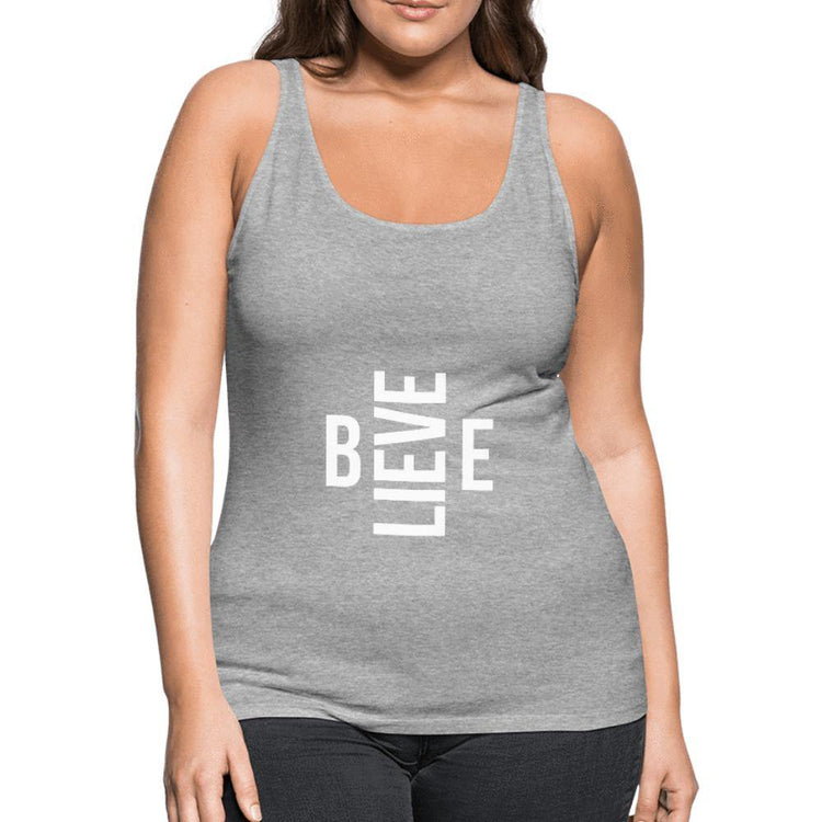 I Believe in Me Women’s Premium Tank Top - Wear What Inspires You