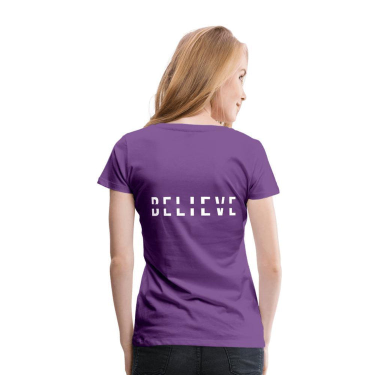 I Believe in You Women’s Premium T-Shirt - Wear What Inspires You