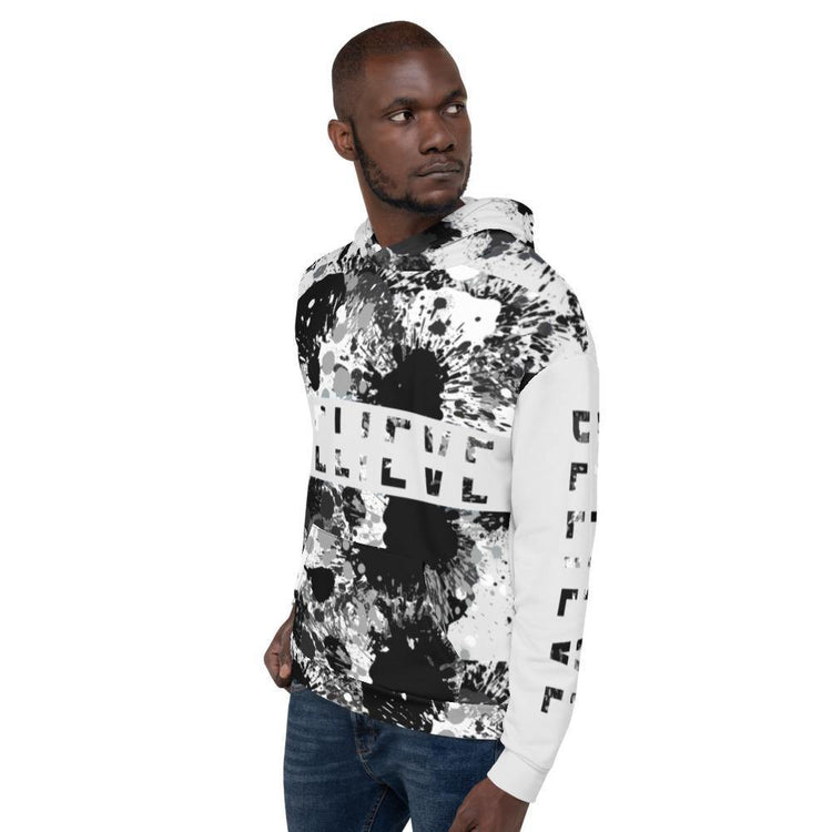 P.S. I Believe Too Unisex Black/Gray Hoodie-Wear What Inspires You