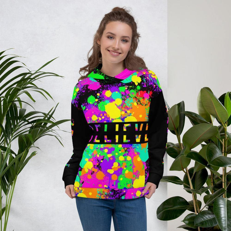P.S. I Believe Multi Color Unisex Hoodie-Hoodie-Wear What Inspires You