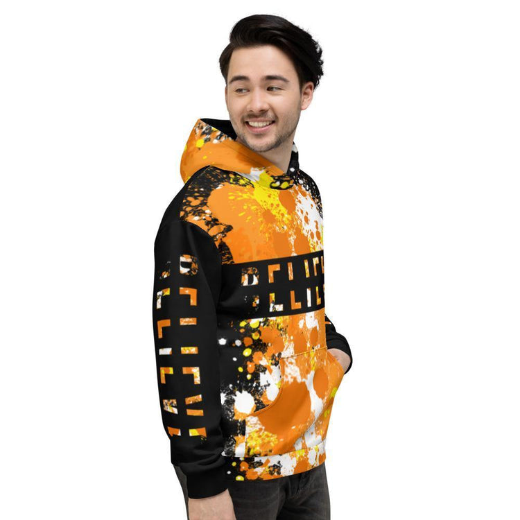 P.S. I Believe Too Unisex Orange Hoodie-Wear What Inspires You