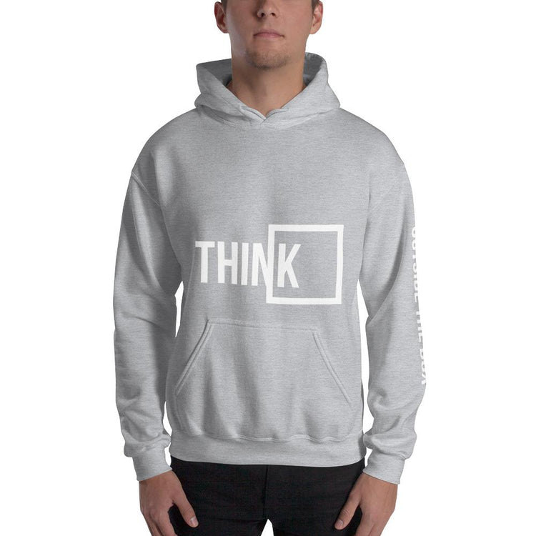 Think Outside the Box Hooded Sweatshirt - Wear What Inspires You