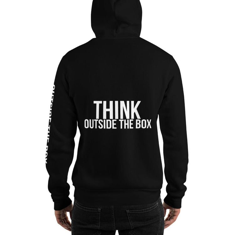 Think Outside the Box Hooded Sweatshirt - Wear What Inspires You