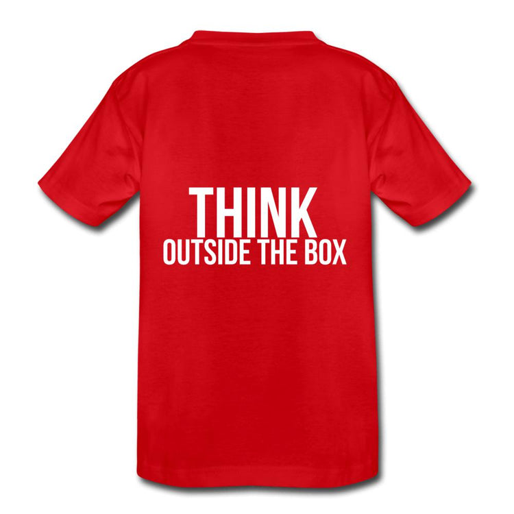 Think Outside the Box Kids' Premium T-Shirt - Wear What Inspires You
