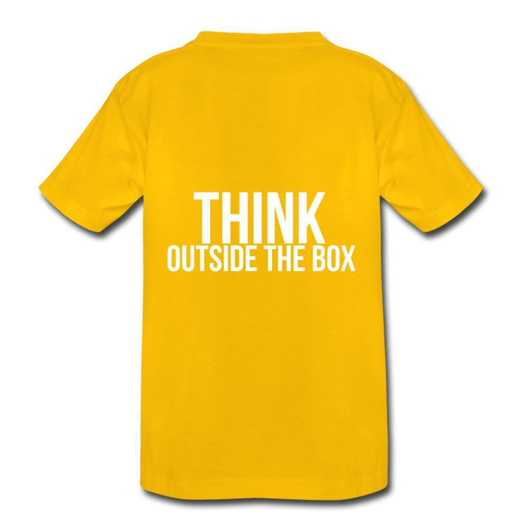 Think Outside the Box Kids' Premium T-Shirt - Wear What Inspires You