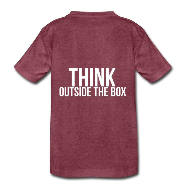 Think Outside the Box Kids' Premium T-Shirt - Wear What Inspires You