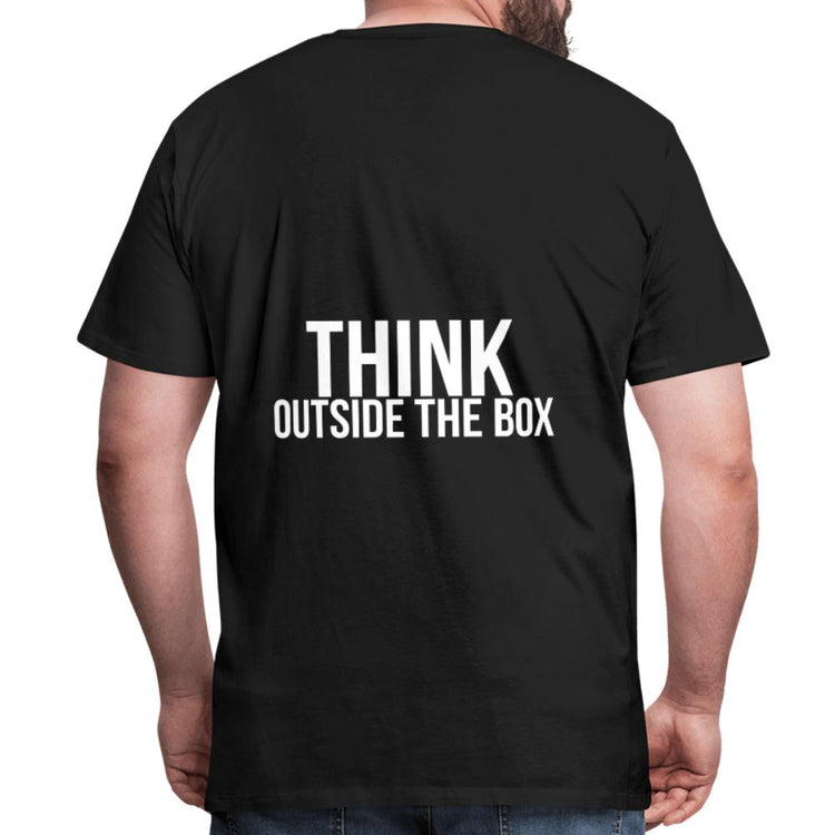 Think Outside the Box Men's Premium T-Shirt - Wear What Inspires You