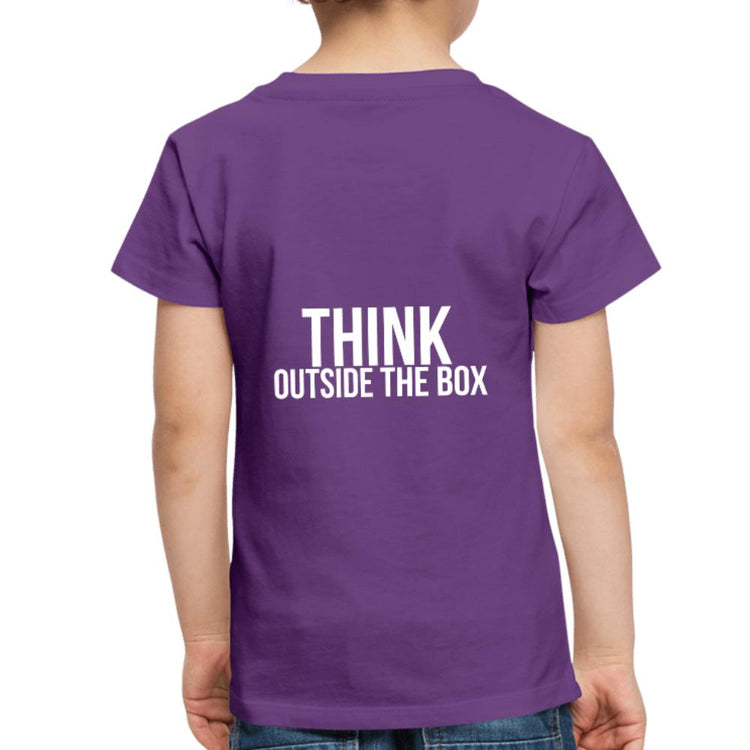 Think Outside the Box Toddler Premium T-Shirt - Wear What Inspires You