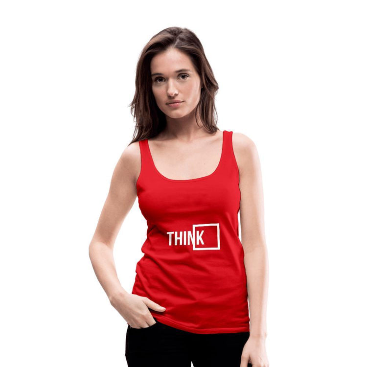 Think Outside the Box Women’s Premium Tank Top - Wear What Inspires You