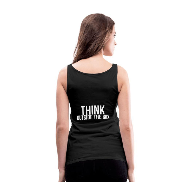 Think Outside the Box Women’s Premium Tank Top - Wear What Inspires You