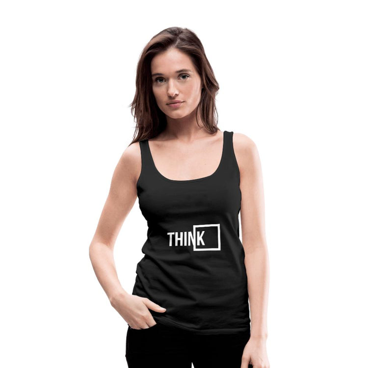 Think Outside the Box Women’s Premium Tank Top - Wear What Inspires You