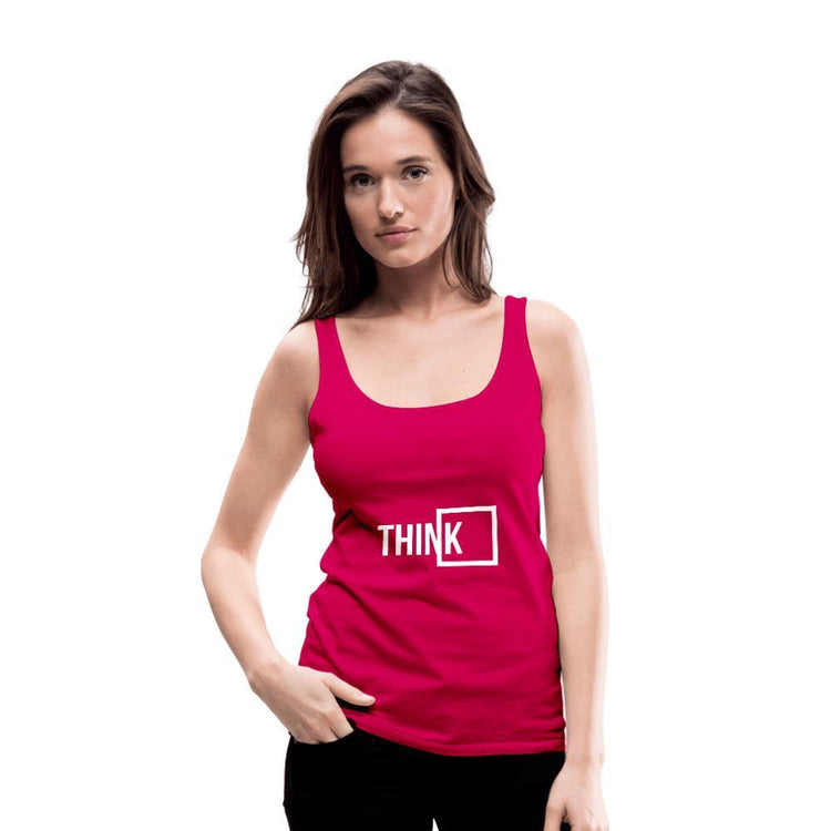 Think Outside the Box Women’s Premium Tank Top - Wear What Inspires You