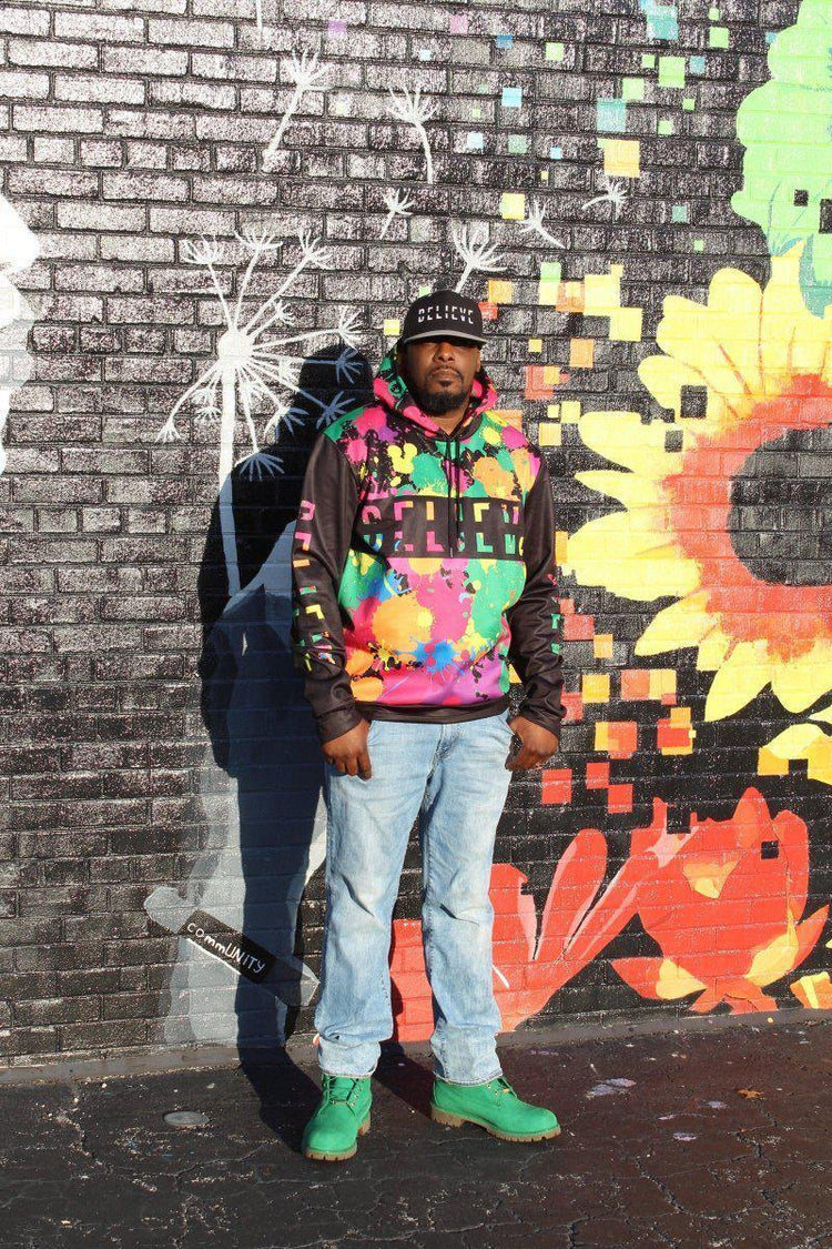 Believe Colorful Unisex Hoodie - Wear What Inspires You