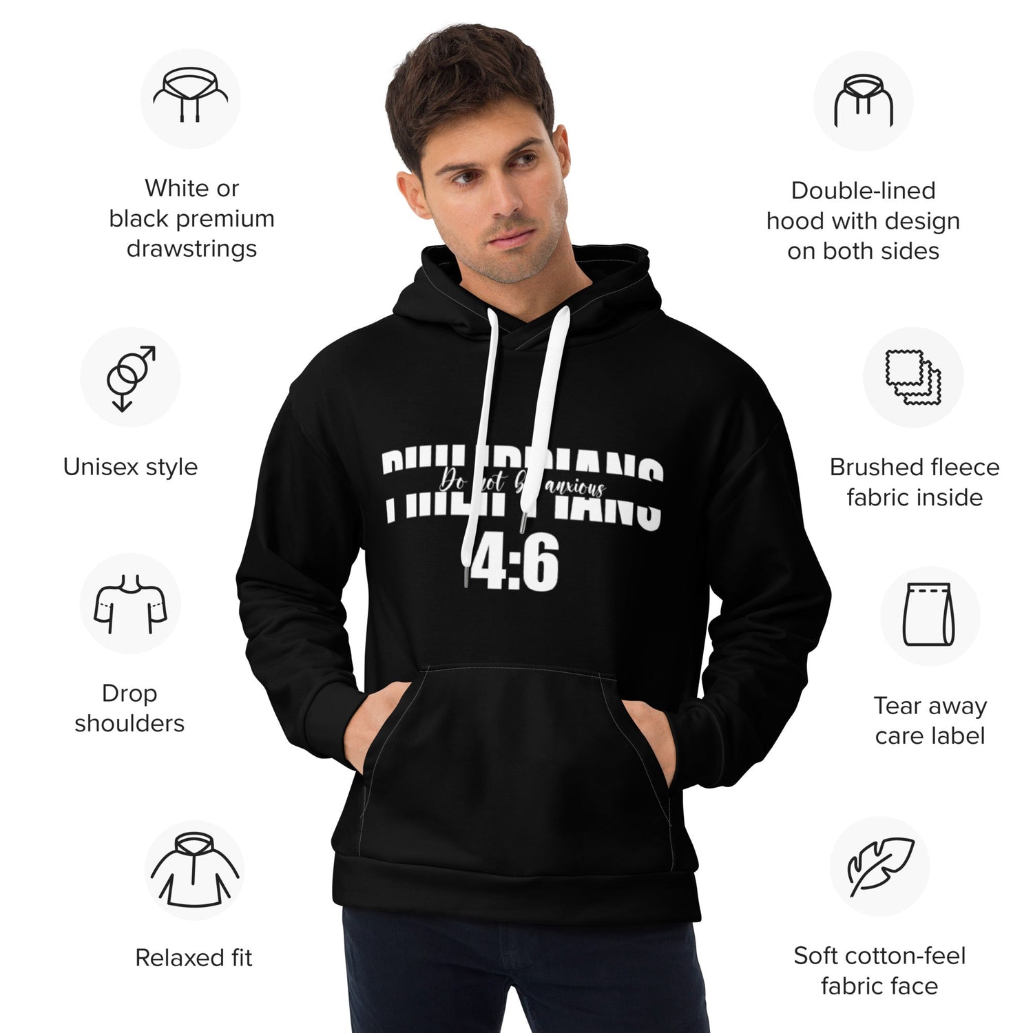 Do Not be Anxious Unisex Hoodie-Wear What Inspires You