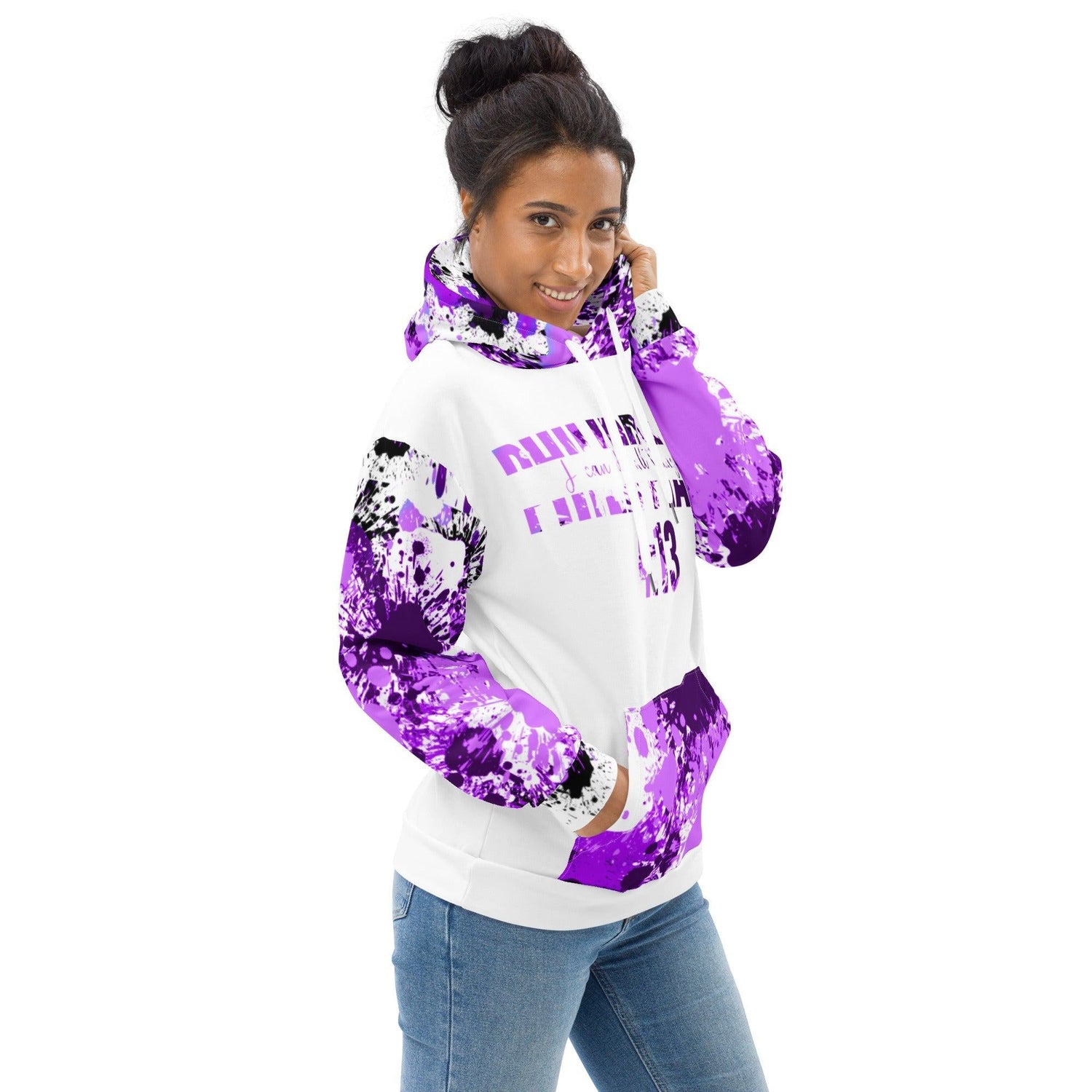 Purple Phillippians 4:13 Unisex Hoodie-Wear What Inspires You