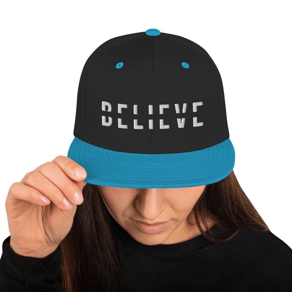 BELIEVE Snapback Hat - Wear What Inspires You