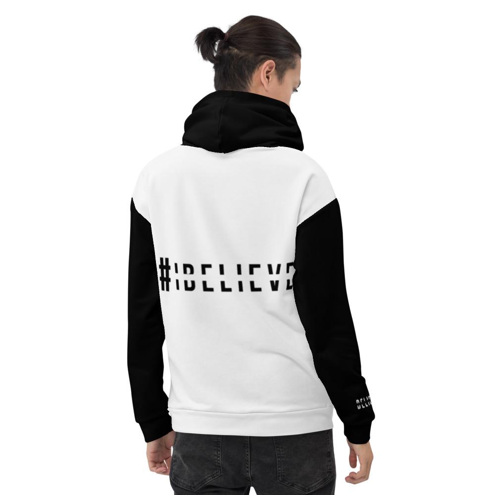 BELIEVE Colorblock Hoodie-Hoodie-Wear What Inspires You