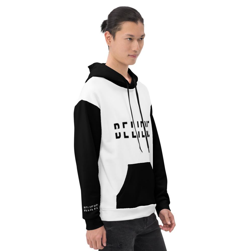 BELIEVE Colorblock Hoodie-Hoodie-Wear What Inspires You