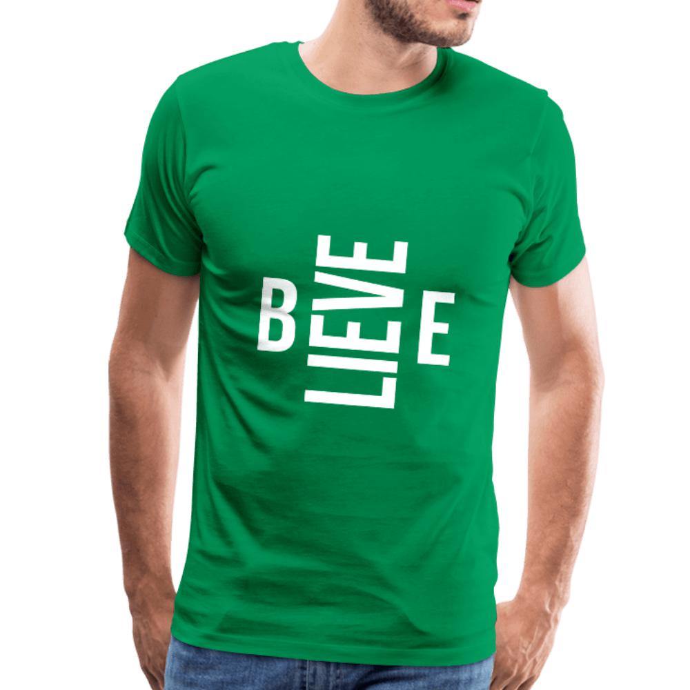Believe Men's Premium T-Shirt - Wear What Inspires You