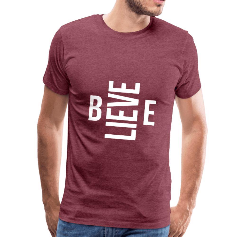Believe Men's Premium T-Shirt - Wear What Inspires You