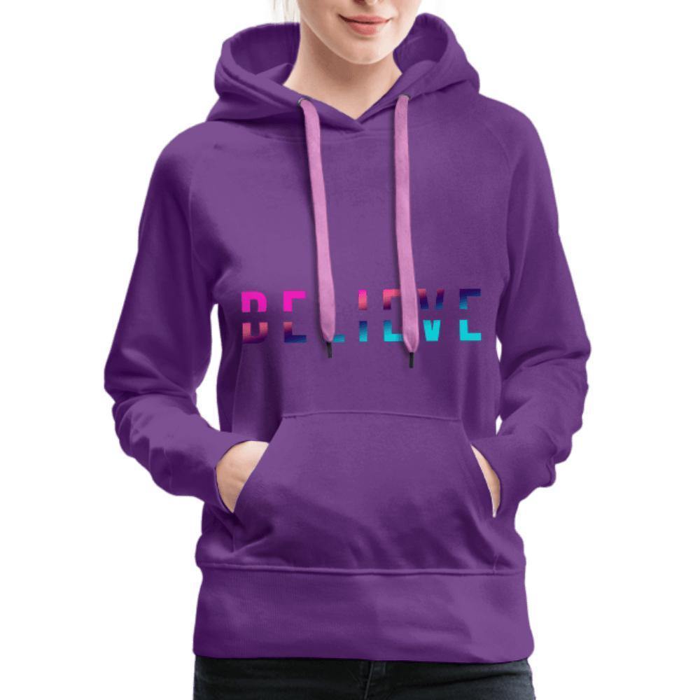 I BELIEVE Women’s Pullover Hoodie - Wear What Inspires You