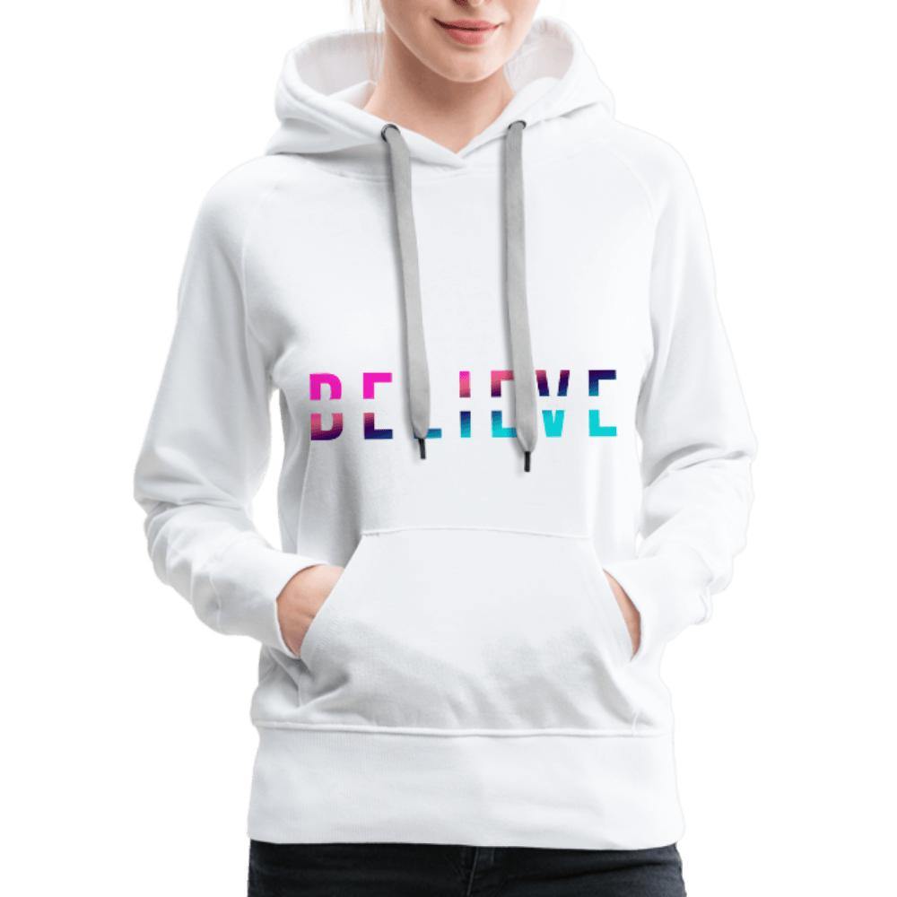 I BELIEVE Women’s Pullover Hoodie - Wear What Inspires You
