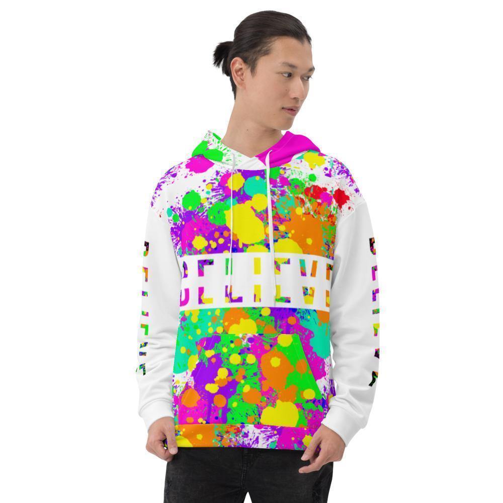 P.S. I Believe Too Colorful Oversized Hoodie for Men and Women - Wear What Inspires You