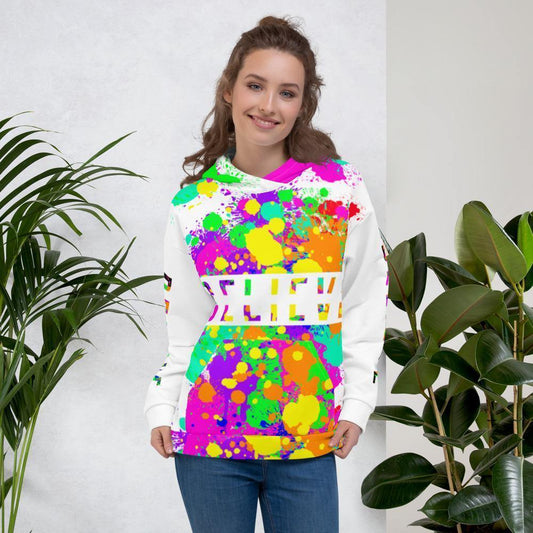 P.S. I Believe Too Colorful Oversized Hoodie for Men and Women - Wear What Inspires You