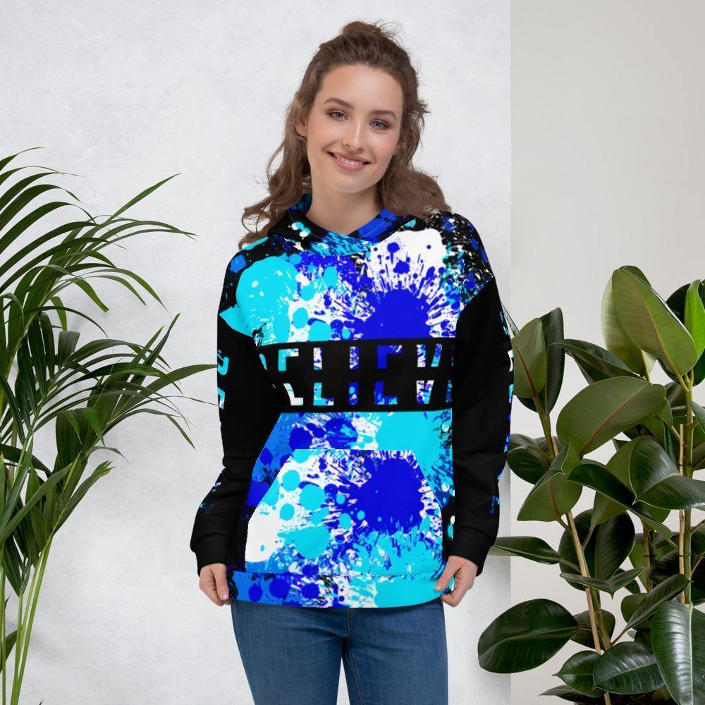P.S. I Believe Too Unisex Blue Hoodie-Wear What Inspires You