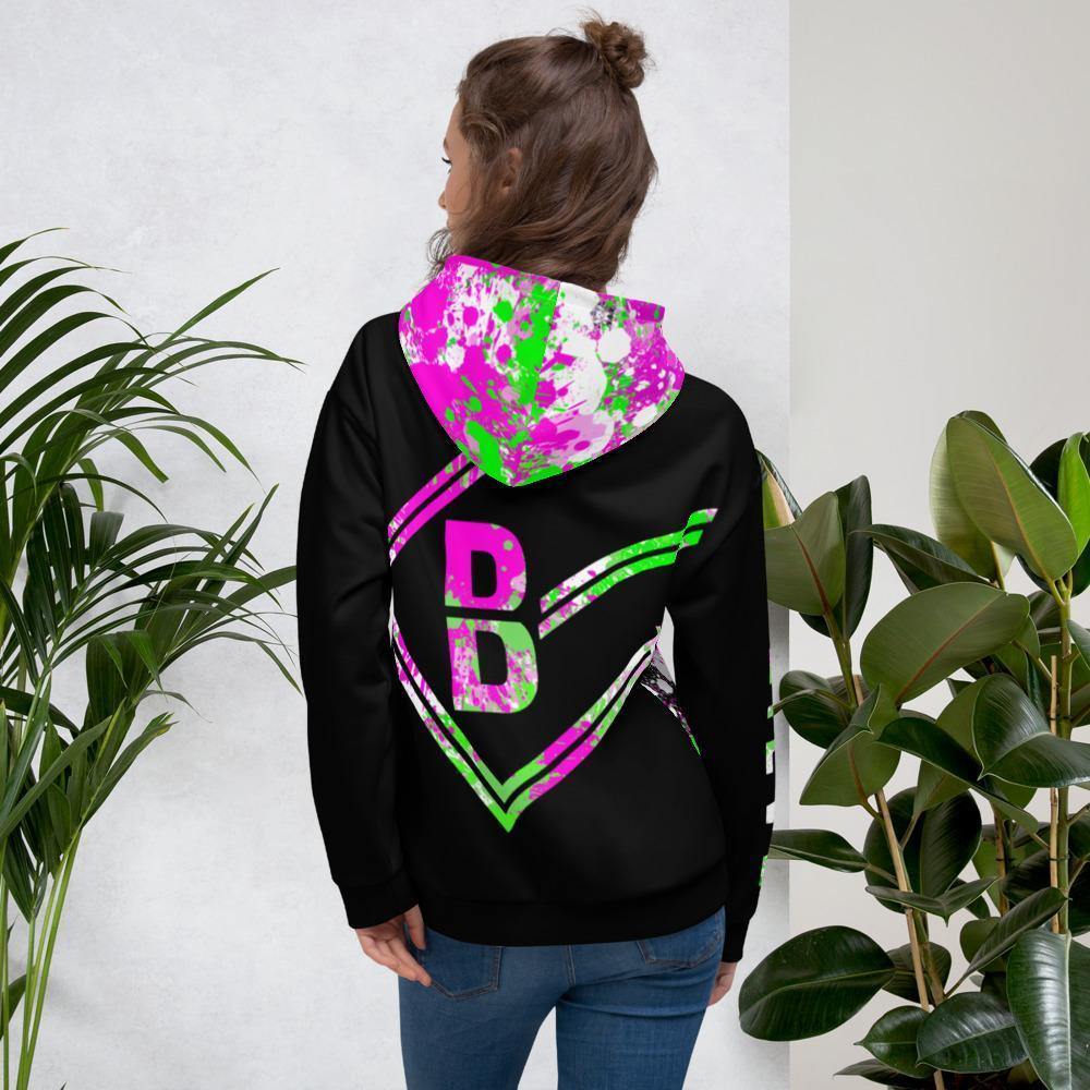 P.S. I Believe Too Unisex Pink & Green Hoodie-Wear What Inspires You