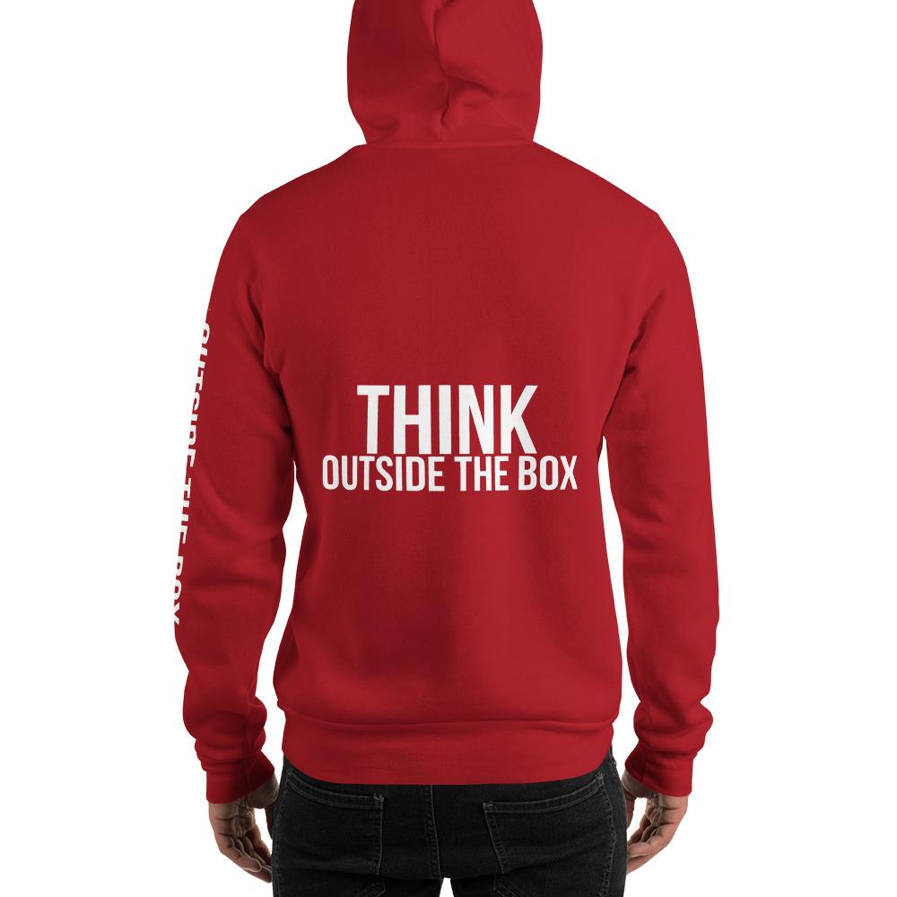 Think Outside the Box Hooded Sweatshirt - Wear What Inspires You