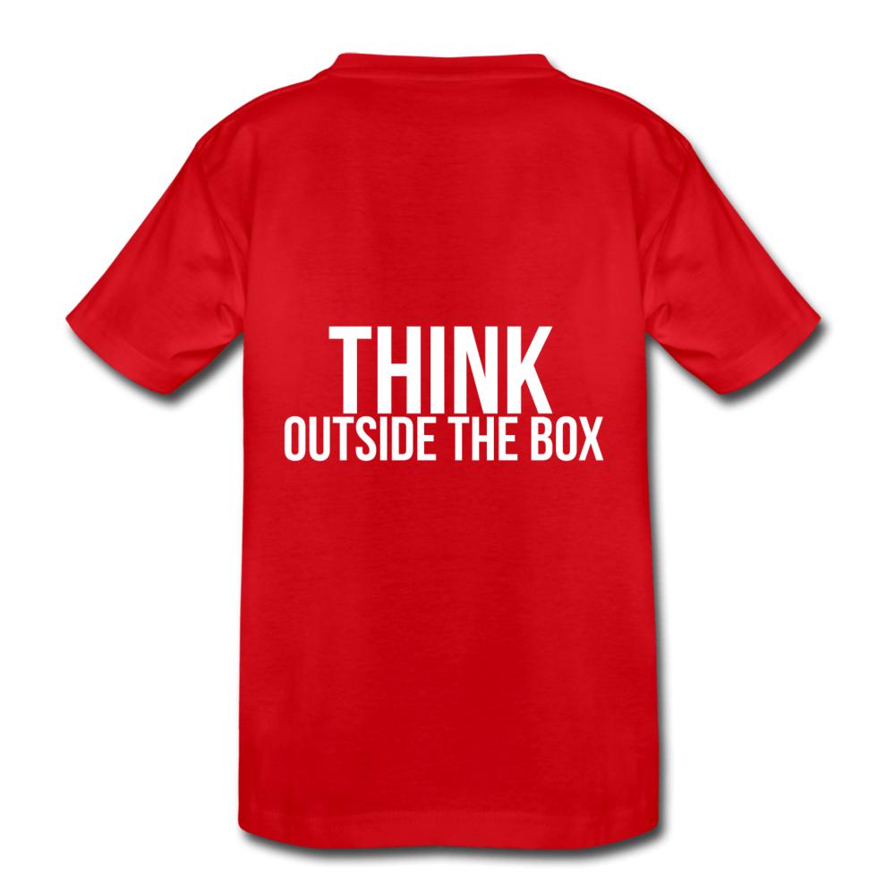 Think Outside the Box Kids' Premium T-Shirt - Wear What Inspires You