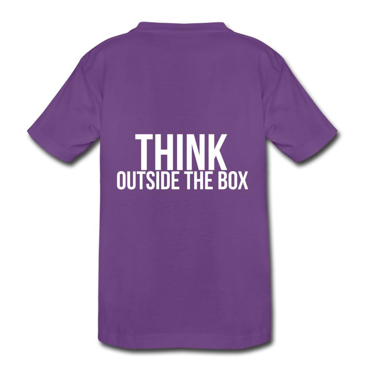 Think Outside the Box Kids' Premium T-Shirt - Wear What Inspires You