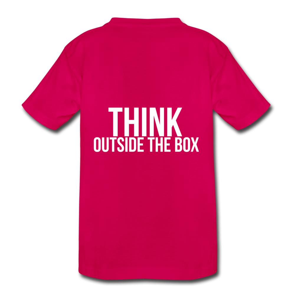 Think Outside the Box Kids' Premium T-Shirt - Wear What Inspires You