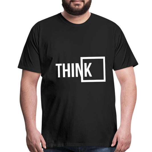 Think Outside the Box Men's Premium T-Shirt - Wear What Inspires You